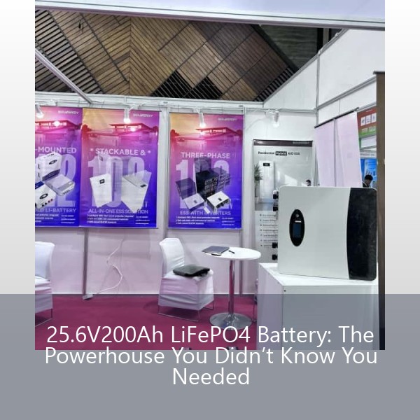 25.6V200Ah LiFePO4 Battery: The Powerhouse You Didn’t Know You Needed