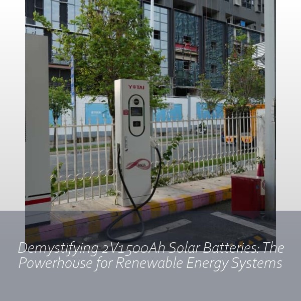 Demystifying 2V1500Ah Solar Batteries: The Powerhouse for Renewable Energy Systems