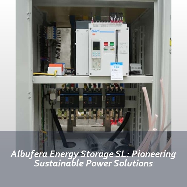 Albufera Energy Storage SL: Pioneering Sustainable Power Solutions
