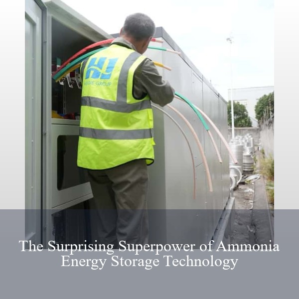 The Surprising Superpower of Ammonia Energy Storage Technology