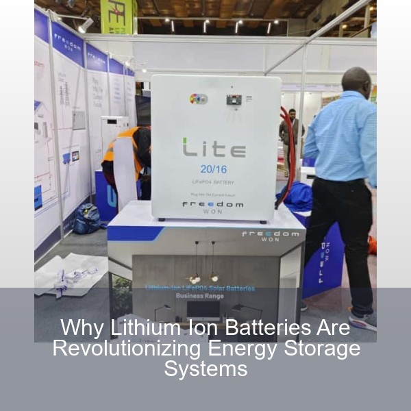 Why Lithium Ion Batteries Are Revolutionizing Energy Storage Systems