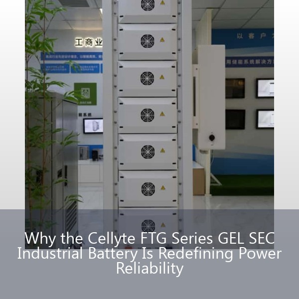 Why the Cellyte FTG Series GEL SEC Industrial Battery Is Redefining Power Reliability