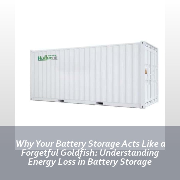 Why Your Battery Storage Acts Like a Forgetful Goldfish: Understanding Energy Loss in Battery Storage