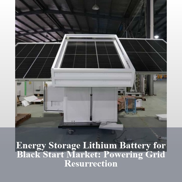 Energy Storage Lithium Battery for Black Start Market: Powering Grid Resurrection