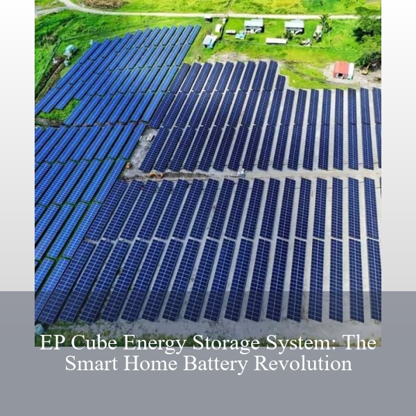 EP Cube Energy Storage System: The Smart Home Battery Revolution