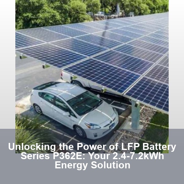 Unlocking the Power of LFP Battery Series P362E: Your 2.4-7.2kWh Energy Solution