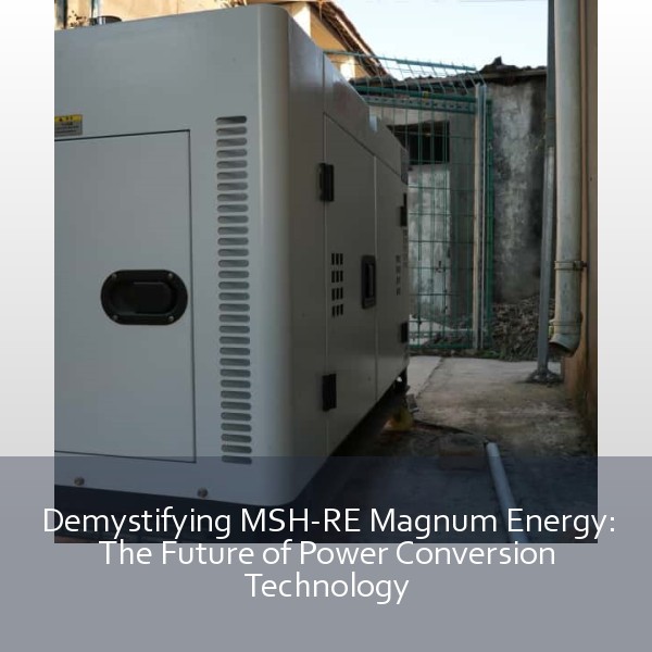 Demystifying MSH-RE Magnum Energy: The Future of Power Conversion Technology