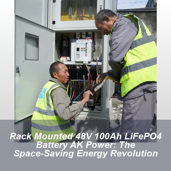 Rack Mounted 48V 100Ah LiFePO4 Battery AK Power: The Space-Saving Energy Revolution