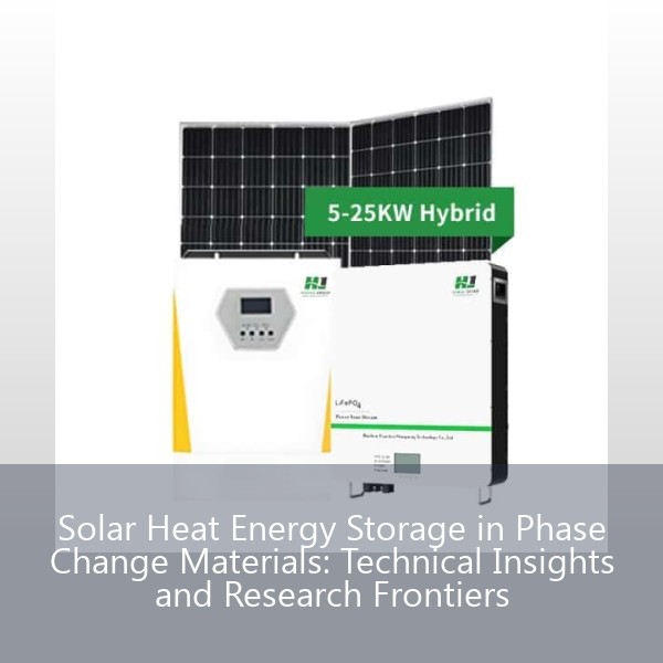 Solar Heat Energy Storage in Phase Change Materials: Technical Insights and Research Frontiers