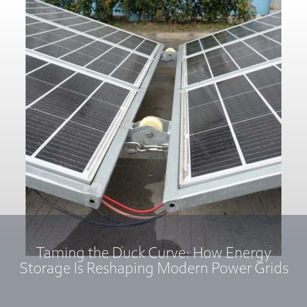 Taming the Duck Curve: How Energy Storage Is Reshaping Modern Power Grids