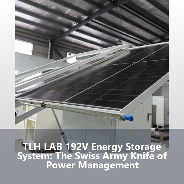 TLH LAB 192V Energy Storage System: The Swiss Army Knife of Power Management