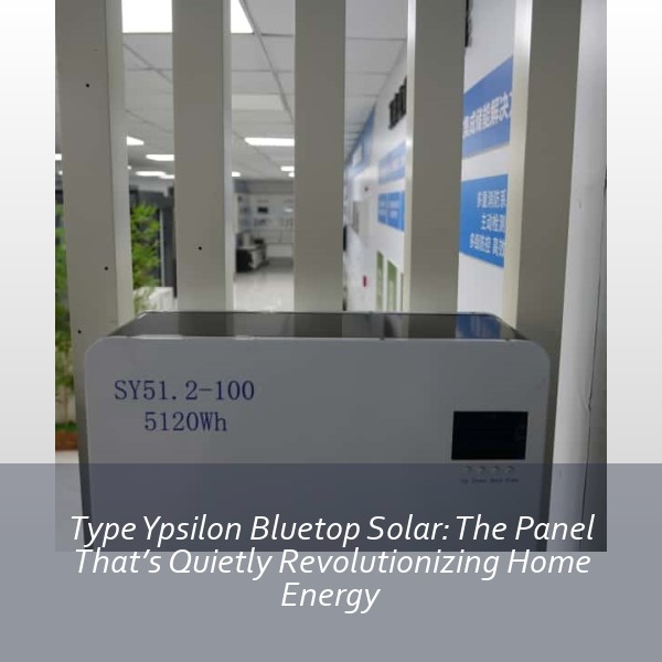 Type Ypsilon Bluetop Solar: The Panel That’s Quietly Revolutionizing Home Energy