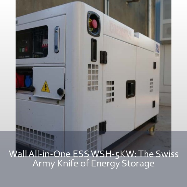 Wall All-in-One ESS WSH-5KW: The Swiss Army Knife of Energy Storage