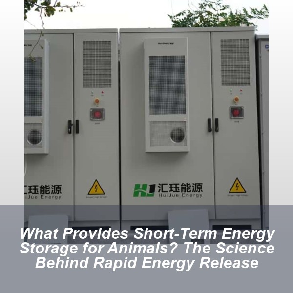 What Provides Short-Term Energy Storage for Animals? The Science Behind Rapid Energy Release