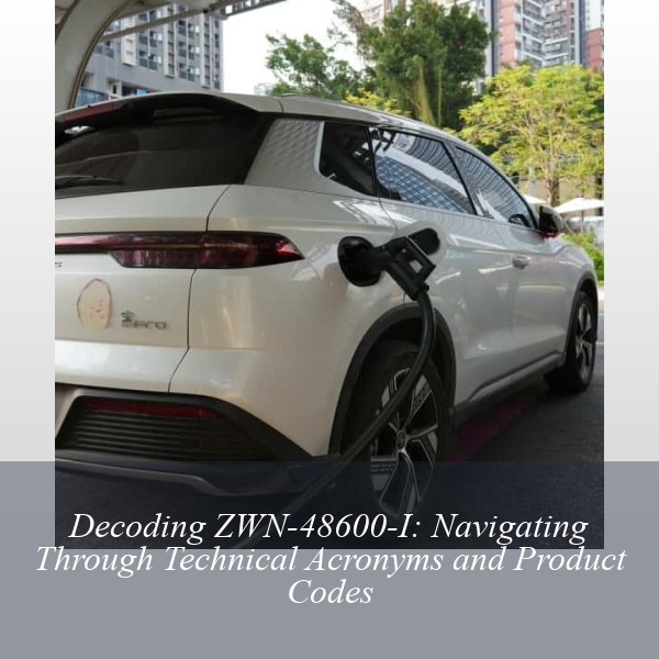 Decoding ZWN-48600-I: Navigating Through Technical Acronyms and Product Codes